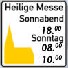 Heilige Messe in Freiberg: Samstag 18.00 Uhr, Sonntag 8 Uhr und 9.30 Uhr